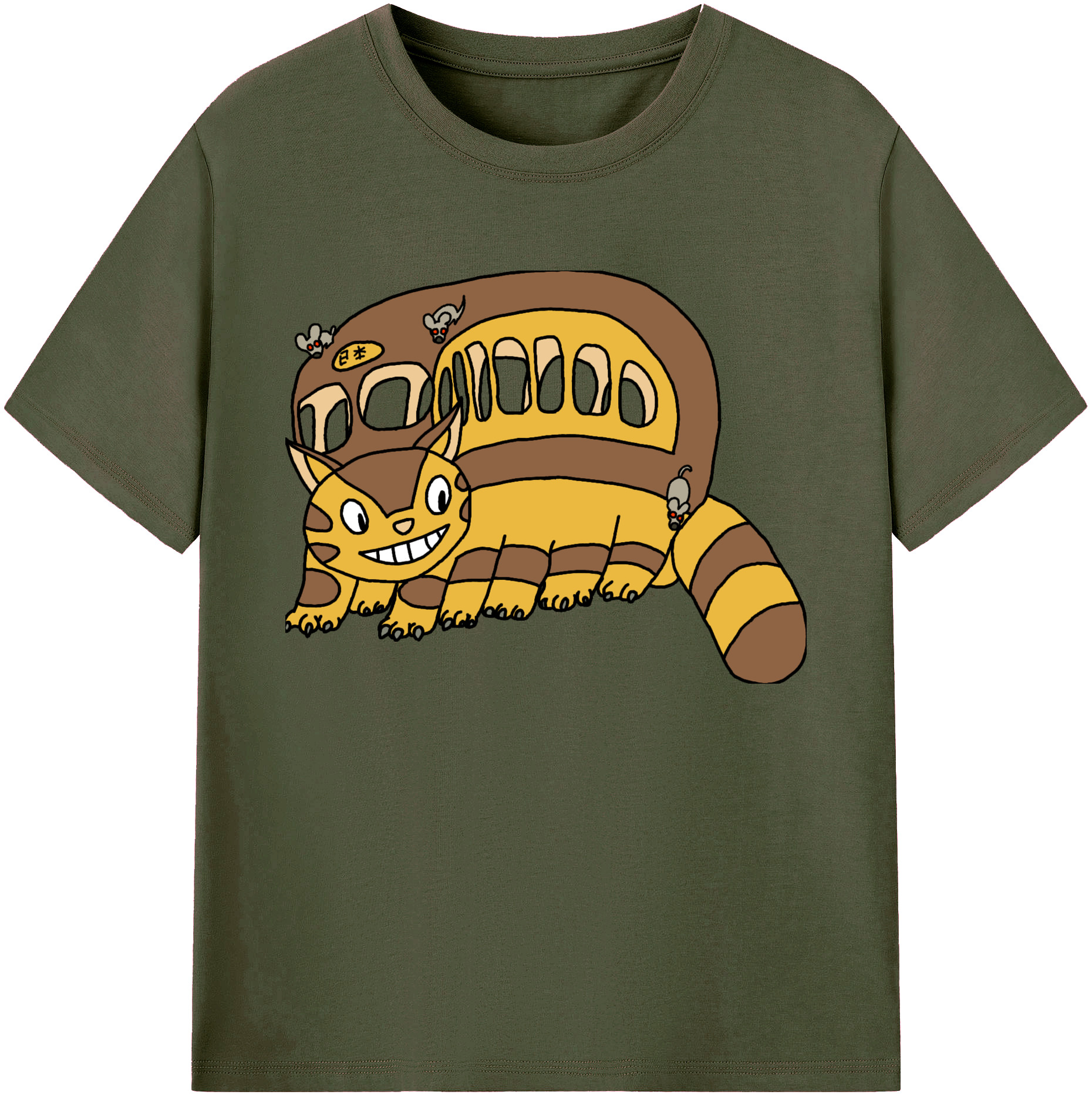 （画像用） となりのトトロ 草壁メイ 草壁サツキ My Neighbor Totoro Satsuki Kusakabe Mei Kusakabe 綿100％ メンズ半袖Tシャツ｜肌触りやわらか＆通気性